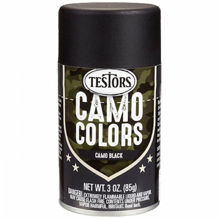 Testors 3 oz Black Camouflage Spray TES342304